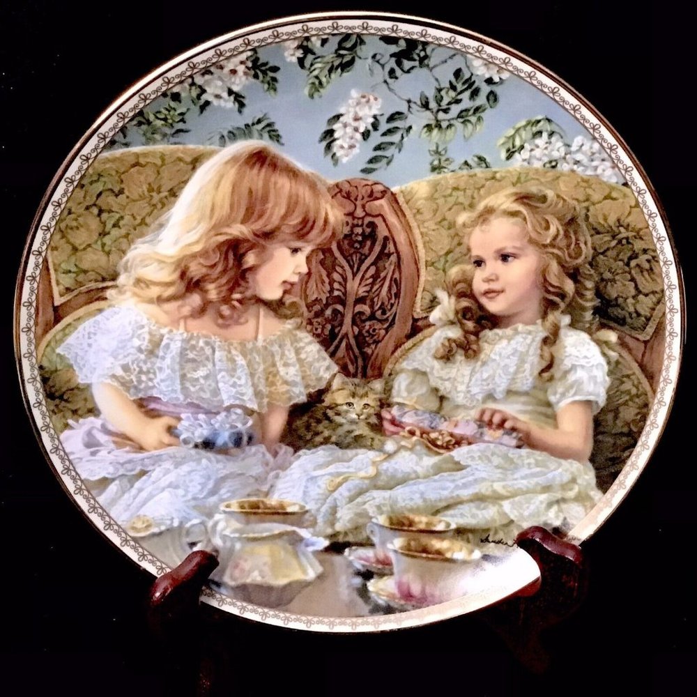 Sandra Kuck "Best Friends" Sugar and Spice Collectors Plate 1993 With COA